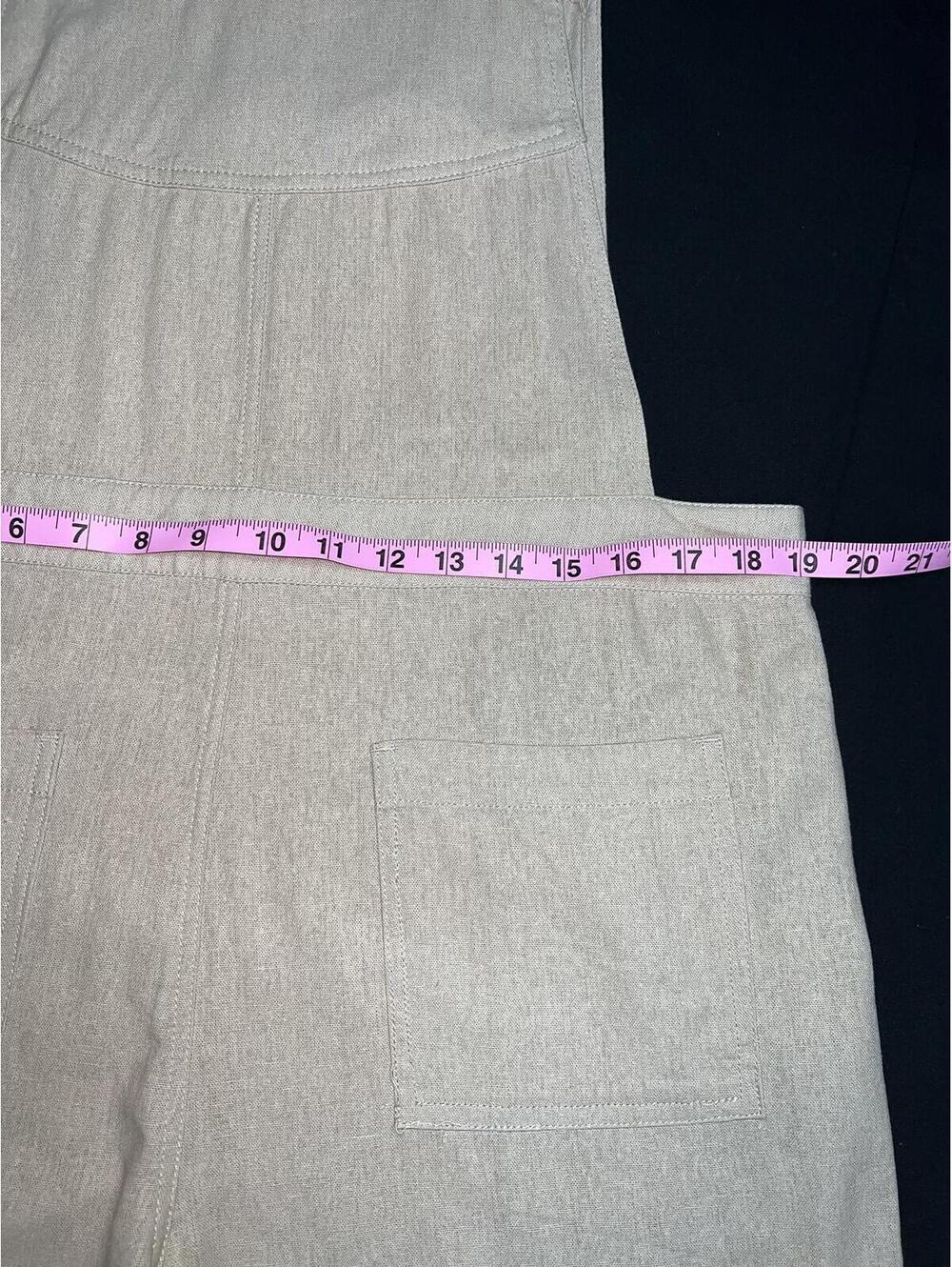 Linen Short Overall, Size L April Kiss - Picture 5 of 9